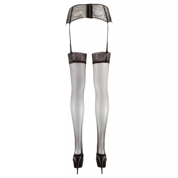 Cottelli - Spitzen Strümpfe (schwarz) - 3/L