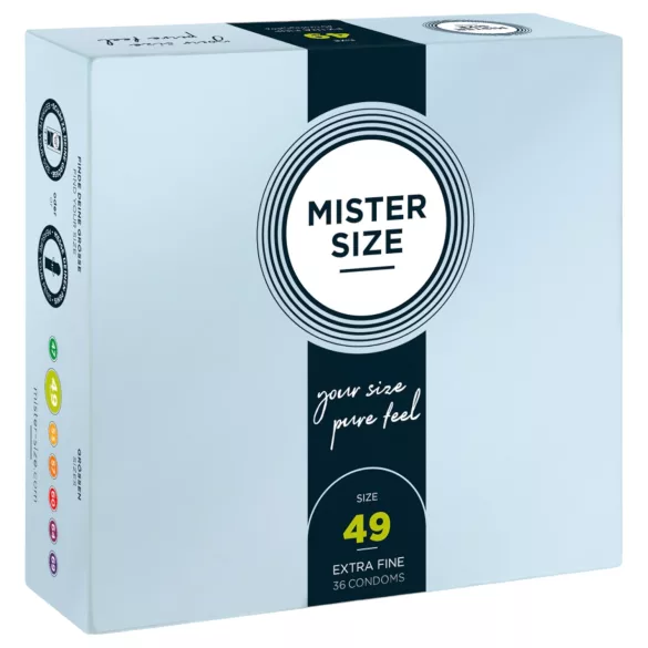 Mister Size dünnes Kondom - 49mm (36 Stk.)