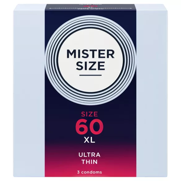 Mister Size dünnes Kondom - 60mm (3 Stk)