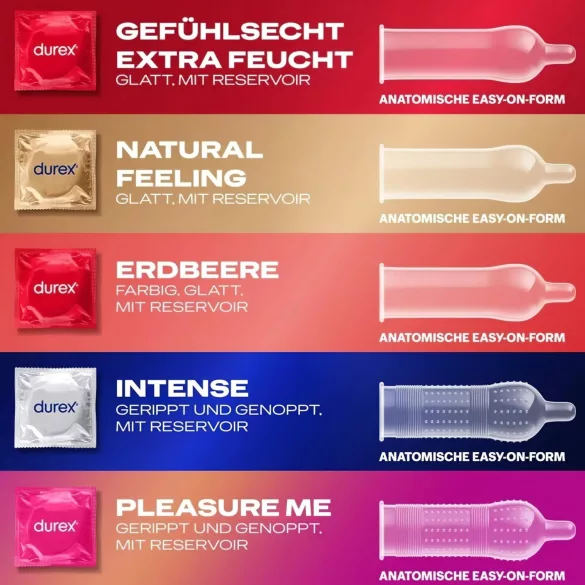 Durex Love Mix - Kondom-Set (40 Stk.)
