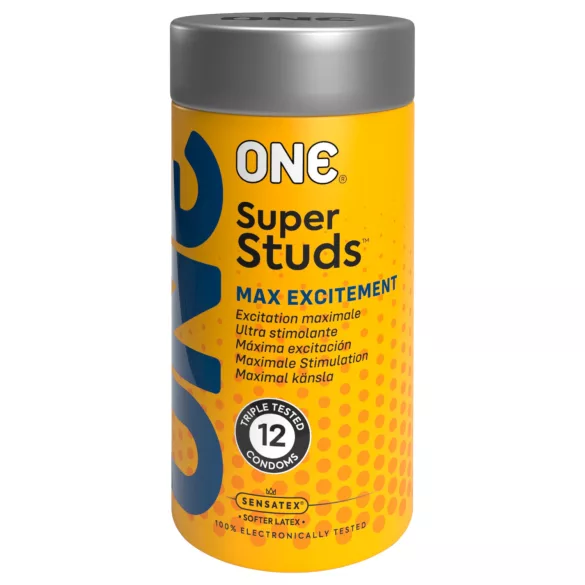 ONE Super Studs - genoppte Kondome (12 Stk.)