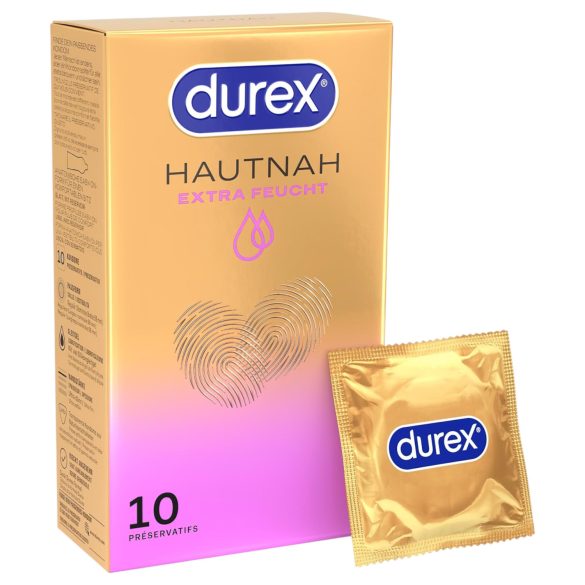 Durex Hautnah - extra gleitfähiges Kondom (10 Stk)