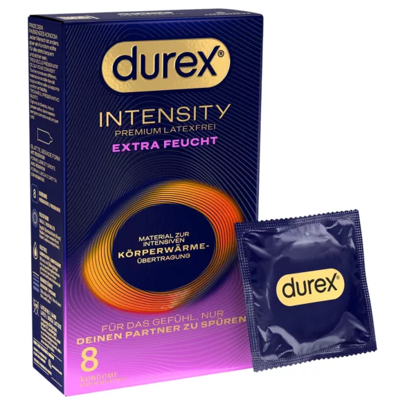 Durex Intensity - extra gleitfähiges latexfreies Kondom (8 Stück)