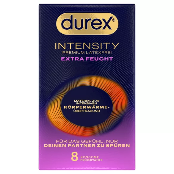 Durex Intensity - extra gleitfähiges latexfreies Kondom (8 Stück)