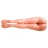 Pipedream - Fuck me silly 3 - Masturbator in Frauenkörper-Form mit Beinen (naturfarben)