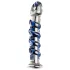 Icicles No. 5 - Spiralförmiger Glas-Dildo (transparent-blau)