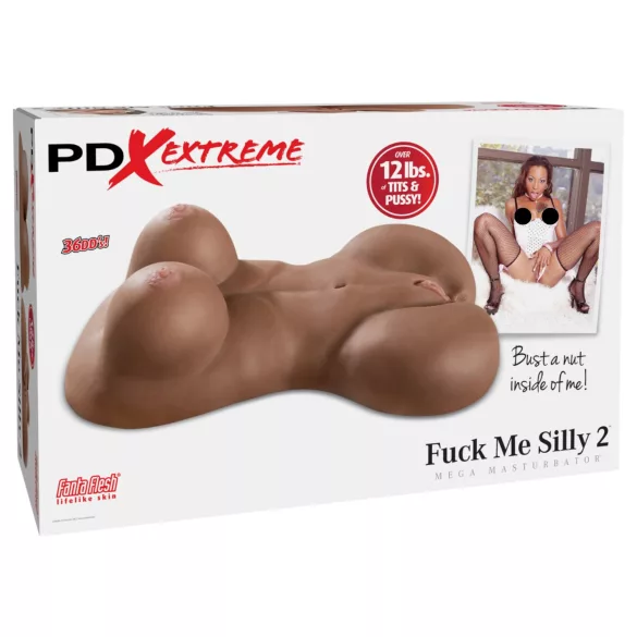 Pipedream Fuck Me Silly Sista - brauner weiblicher Torso-Masturbator (5,7 kg)