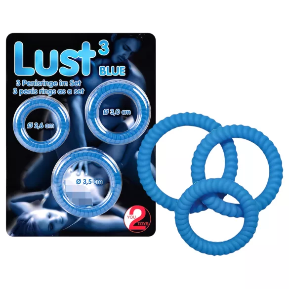 You2Toys - Lust Peniskabel-Set - Blau