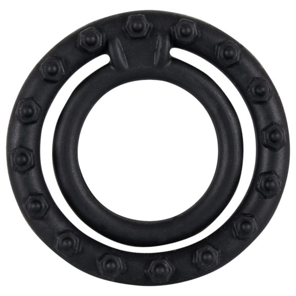 You2Toys - Stählerner Penis-Hoden-Ring in Einem