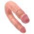 King Cock Doppel-Dildo (Mittel) - Natur