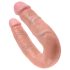 King Cock Doppel-Dildo (Mittel) - Natur