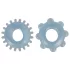 You2Toys - Penisring-Duo (transparent blau)