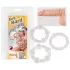 You2Toys - Sei hart! Penisring-Set - transparent (3 Stück)
