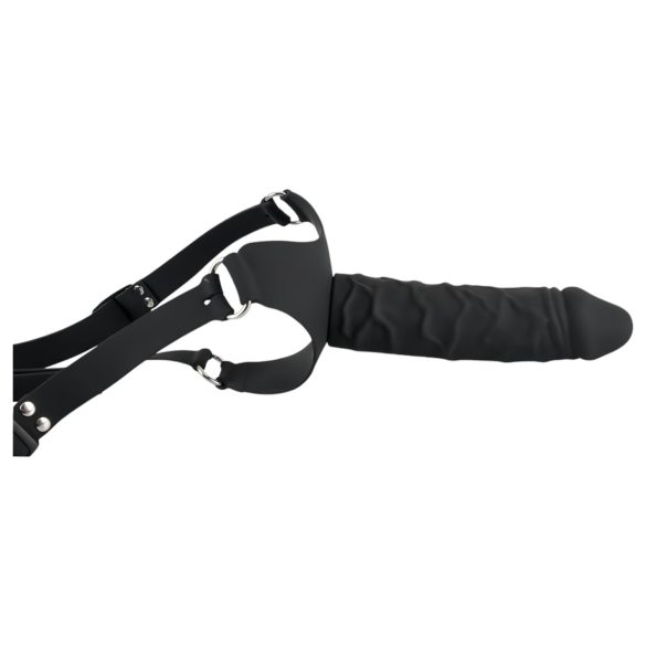 You2Toys - Silikon Strap-On - Umschnalldildo (schwarz)