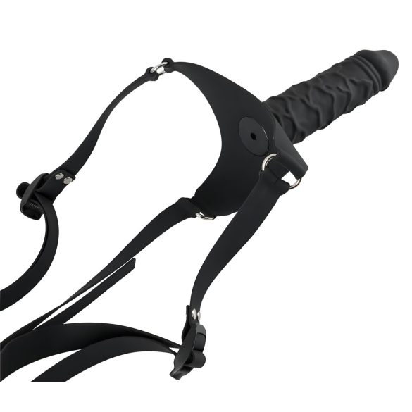 You2Toys - Silikon Strap-On - Umschnalldildo (schwarz)