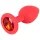 You2Toys - Colorful JOY - Silikon-Analplug - klein (rot)