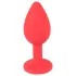 You2Toys - Colorful JOY - Silikon-Analplug - klein (rot)