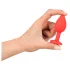 You2Toys - Colorful JOY - Silikon-Analplug - klein (rot)