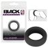 Black Velvet - dickwandiger Penisring (2,6cm) - schwarz