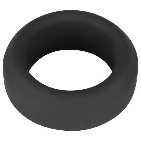 Black Velvet - dickwandiger Penisring (2,6cm) - schwarz