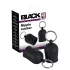 Black Velvets - Brustwarzensauger mit Metallring (schwarz)