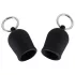 Black Velvets - Brustwarzensauger mit Metallring (schwarz)