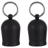 Black Velvets - Brustwarzensauger mit Metallring (schwarz)