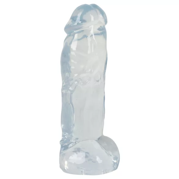 Crystal Clear Big Dong - riesiger Jelly-Dildo (21,5 cm)