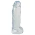 Crystal Clear Big Dong - riesiger Jelly-Dildo (21,5 cm)