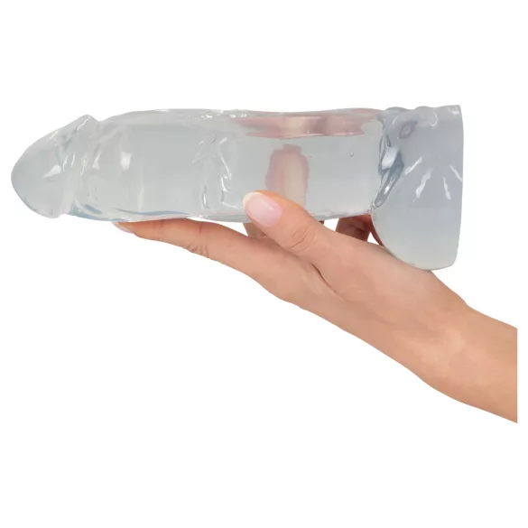 Crystal Clear Big Dong - riesiger Jelly-Dildo (21,5 cm)