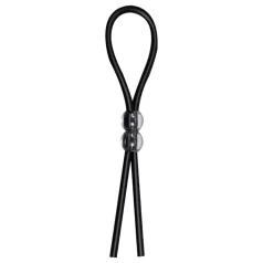 You2Toys - Einstellbarer Perlen-Penisring (schwarz)