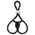 You2Toys - Triple, verstellbarer Penis- und Hodenring (schwarz)