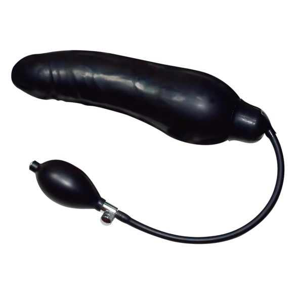You2Toys - Latex aufblasbarer Anal-Dehner - Schwarz (groß)
