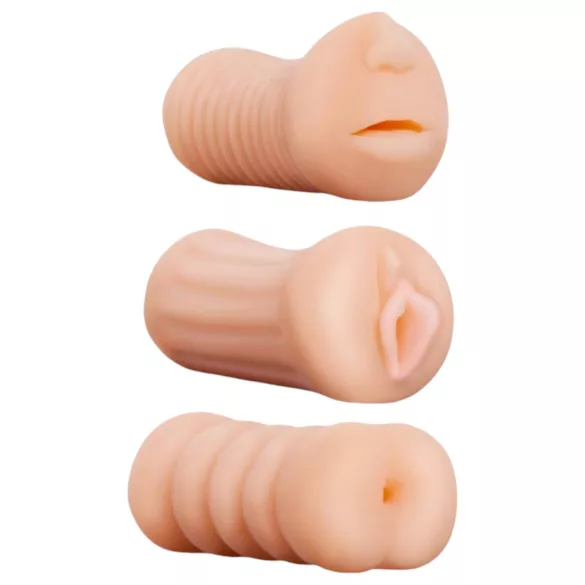XXX To GO Juicy Set - Vagina, Mund, Anus Masturbator (3-tlg.)