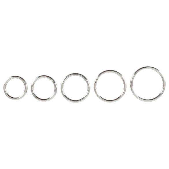 Bad Kitty - Metall Penisring Set (5-tlg)