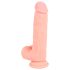 Medizin - Gerader Silikon-Dildo (20cm) - Hautfarben