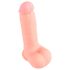 Medizin - Gerader Silikon-Dildo (20cm) - Hautfarben