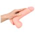 Medizin - Gerader Silikon-Dildo (20cm) - Hautfarben