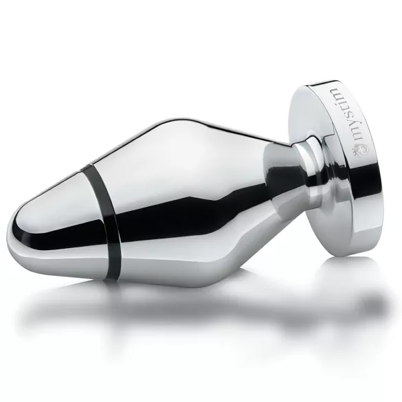 mystim Little John - Elektro Analplug - Silber (groß)