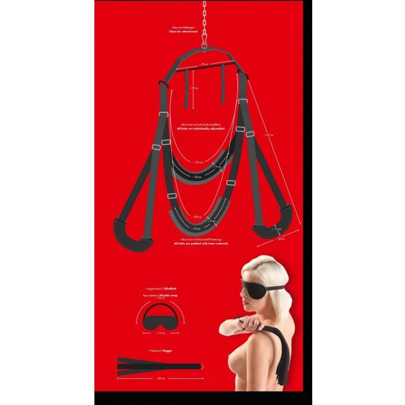 Bad Kitty - Sex-Schaukel (schwarz)