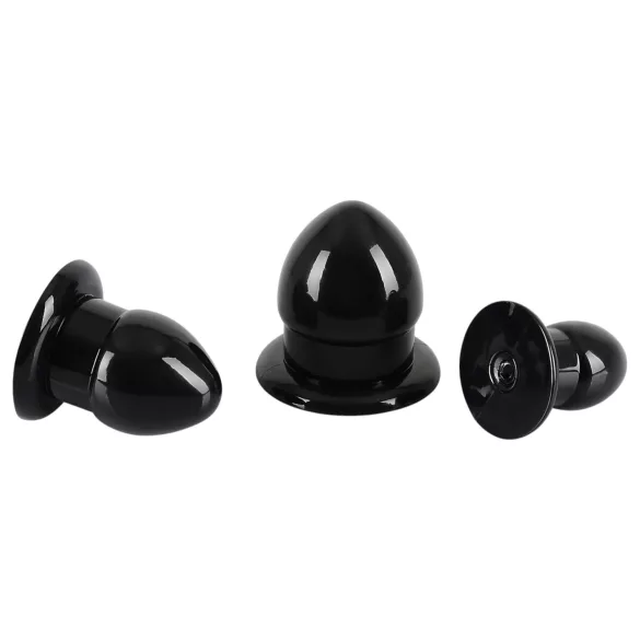 You2Toys - Stretching Plug Kit - Analplug-Set - 3 Stück (schwarz)