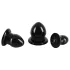 You2Toys - Stretching Plug Kit - Analplug-Set - 3 Stück (schwarz)