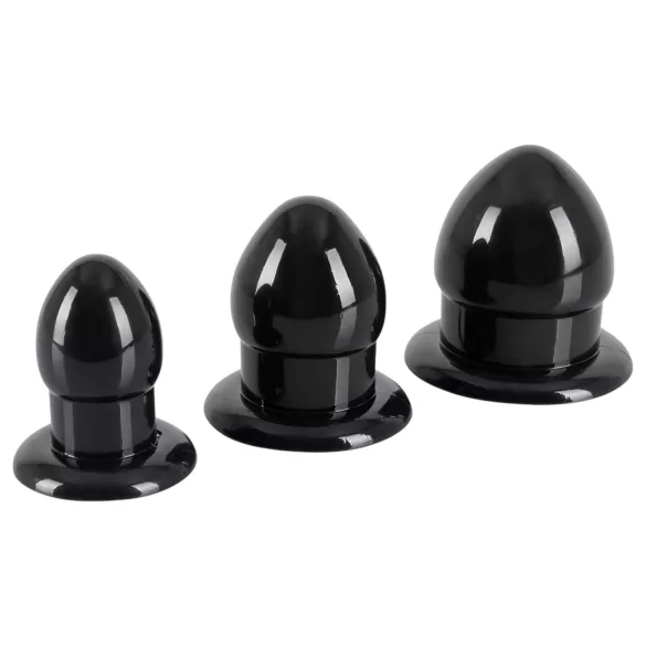 You2Toys - Stretching Plug Kit - Analplug-Set - 3 Stück (schwarz)
