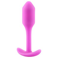 b-vibe Snug Plug 1 - Analplug mit Gewicht (55g) - Pink