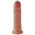 King Cock 8 Dildo (20 cm) - dunkles Natur