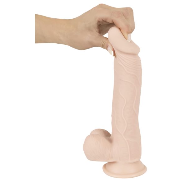 Nature Skin - Saugnapf, lebensechter Dildo - Hautfarbe (mittel)