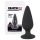 Black Velvet Heavy - 75g Anal Plug (schwarz)