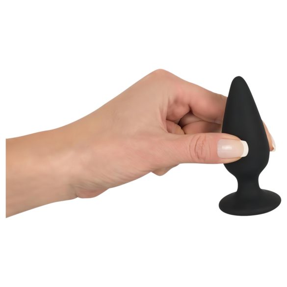 Black Velvet Heavy - 75g Anal Plug (schwarz)