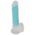 You2Toys Glow in the Dark - Leuchtender Saugnapf-Dildo (blau)