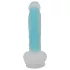 You2Toys Glow in the Dark - Leuchtender Saugnapf-Dildo (blau)